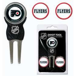 Philadelphia Flyers Golf Divot Tool with 3 Markers
