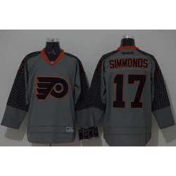 Philadelphia Flyers #17 Wayne Simmonds Charcoal Gray Jerseys