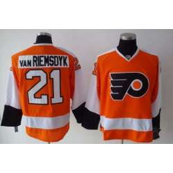 Philadelphia Flyers #21 James van Riemsdyk orange Jerseys