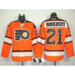 Philadelphia Flyers #21 Vanriemsdyk 2012 Winter Classic Orange Jerseys
