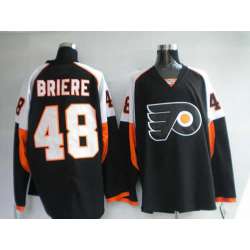 Philadelphia Flyers #48 Daniel Briere Black Jerseys