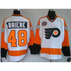 Philadelphia Flyers #48 Daniel Briere White Jerseys