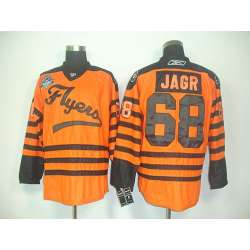 Philadelphia Flyers #68 Jagr 2012 Winter Classic Orange Jersey