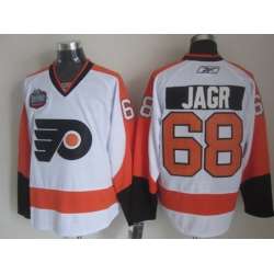 Philadelphia Flyers #68 Jagr White Jerseys
