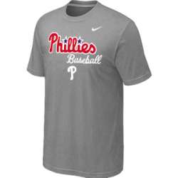 Philadelphia Phillies 2014 Home Practice T-Shirt - Light Grey