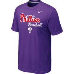 Philadelphia Phillies 2014 Home Practice T-Shirt - Purple