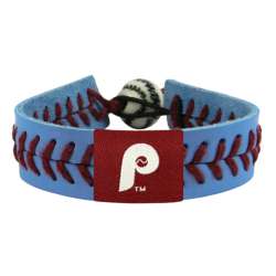 Philadelphia Phillies Bracelet Team Color Baseball Retro P Logo CO
