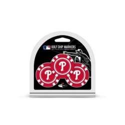 Philadelphia Phillies Golf Chip with Marker 3 Pack - Special Order