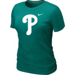 Philadelphia Phillies Heathered L.Green Women's Nike Blended T-Shirt
