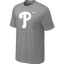 Philadelphia Phillies Heathered L.Grey Nike Blended T-Shirt