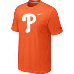 Philadelphia Phillies Heathered Orange Nike Blended T-Shirt