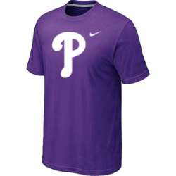 Philadelphia Phillies Heathered Purple Nike Blended T-Shirt