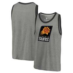 Phoenix Suns Team Essential Tri-Blend Tank Top - Heather Gray