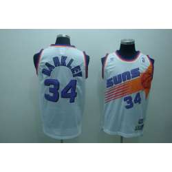 Phoenix Suns #34 Barkley white Jerseys