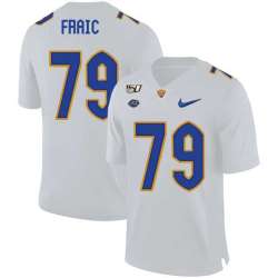 Pittsburgh Panthers 79 Bill Fralic White 150th Anniversary Patch Nike College Football Jersey Dzhi