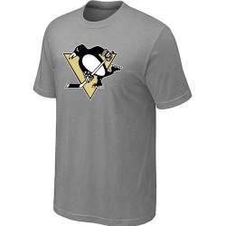 Pittsburgh Penguins Big & Tall Logo L.Grey T-Shirt