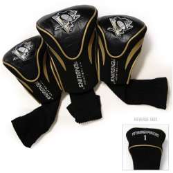 Pittsburgh Penguins Golf Club 3 Piece Contour Headcover Set - Special Order