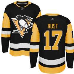Pittsburgh Penguins #17 Bryan Rust Black Alternate Adidas Stitched Jersey DingZhi