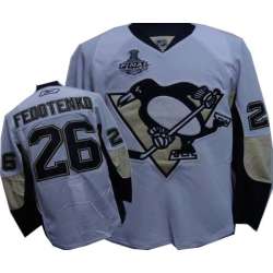 Pittsburgh Penguins #26 FEDOTENKO white Jerseys