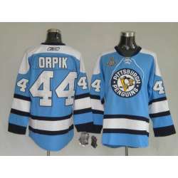 Pittsburgh Penguins #44 Orpik Blue STANLEY CUP Jerseys