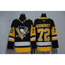 Pittsburgh Penguins #72 Patric Hornqvist Black Adidas Stitched Jersey