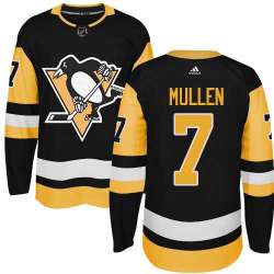 Pittsburgh Penguins #7 Joe Mullen Black Alternate Adidas Stitched Jersey DingZhi