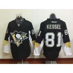 Pittsburgh Penguins #81 Phil Kessel Black Jerseys