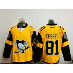 Pittsburgh Penguins #81 Phil Kessel Yellow 2017 Stadium Series Stitched NHL Jersey