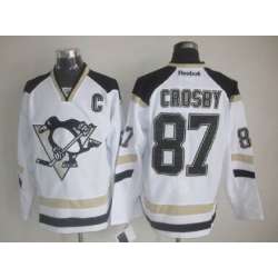 Pittsburgh Penguins #87 Sidney Crosby 2014 White Jerseys