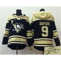 Pittsburgh Penguins #9 Pascal Dupuis Black Stitched Signature Edition Hoodie