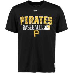 Pittsburgh Pirates Nike 2016 AC Legend Team Issue 1.6 WEM T-Shirt - Black