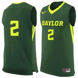Printed Baylor Bears #2 Nike Replica Green Tank Top Jersey