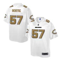 Printed Chicago Bears #57 Jon Bostic White Men's NFL Pro Line Fashion Game Jersey