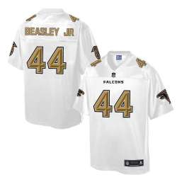 Printed Nike Atlanta Falcons #44 Vic Beasley Jr White Men's NFL Pro Line Fashion Game Jersey