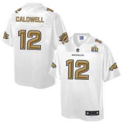 Printed Nike Denver Broncos #12 Andre Caldwell White Men's NFL Pro Line Super Bowl 50 Fashion Game Jersey