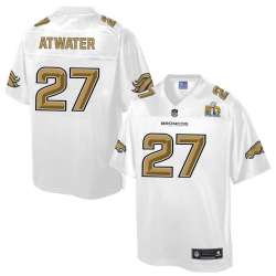 Printed Nike Denver Broncos #27 Steve Atwater White Men's NFL Pro Line Super Bowl 50 Fashion Game Jersey