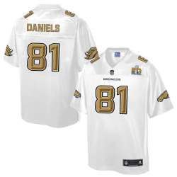 Printed Nike Denver Broncos #81 Owen Daniels White Men's NFL Pro Line Super Bowl 50 Fashion Game Jersey