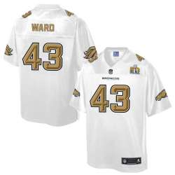 Printed Youth Nike Denver Broncos #43 T.J. Ward White NFL Pro Line Super Bowl 50 Fashion Game Jersey