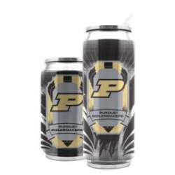Purdue Boilermakers Stainless Steel Thermo Can - 16.9 ounces - Special Order
