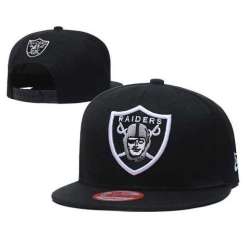 Raiders Team Big Logo Black Adjustable Hat GS