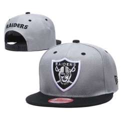 Raiders Team Logo Gray Adjustable Hat LT1