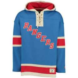 Rangers Blue Men\'s Customized All Stitched Sweatshirt