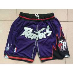 Raptors Purple 1998 1999 Just Don Shorts