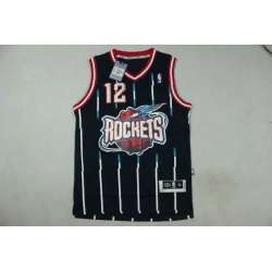 Rockets 12 Dwight Howard Navy Swingman Stitched NBA Jersey