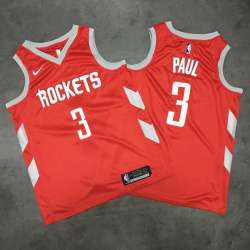 Rockets 3 Chris Paul Red Nike Swingman Stitched NBA Jersey