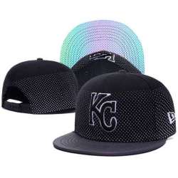 Royals Fresh Logo Black Adjustable Hat GS