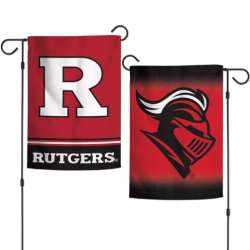 Rutgers Scarlet Knights Flag 12x18 Garden Style 2 Sided - Special Order