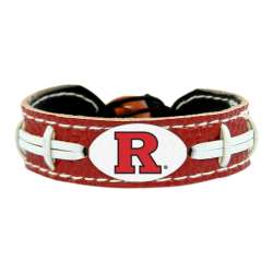 Rutgers Scarlet Knights Team Color Football Bracelet