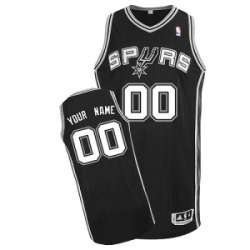 San Antonio Spurs Custom black Road Jerseys