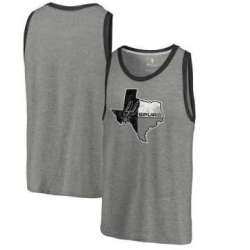 San Antonio Spurs Fanatics Branded Lonestar Hometown Collection Tri-Blend Tank Top - Heathered Gray